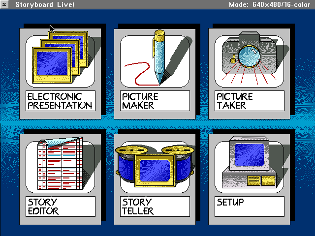 IBM Storyboard Live 2.0 - Menu